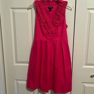 Hot pink cocktail dress